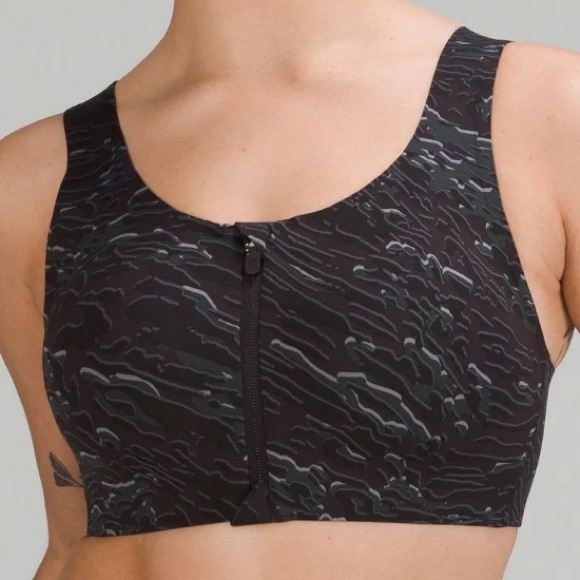 Lululemon Enlite Front-Zip Bra High Support A-DDD Cups Size 38C - Picture 2 of 7